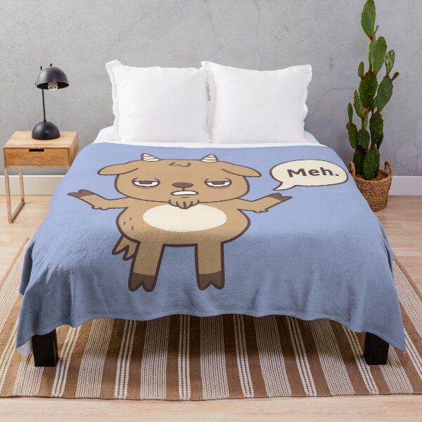 Item preview, Bored Goat Goes Meh Funny Doodle designed and sold by rustydoodle.