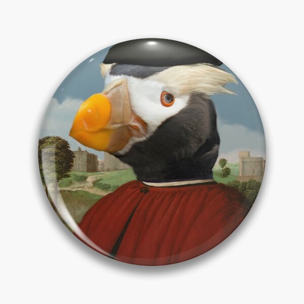 Item preview, Birders Rule - Tufted Puffin in Red designed and sold by TheCurators.
