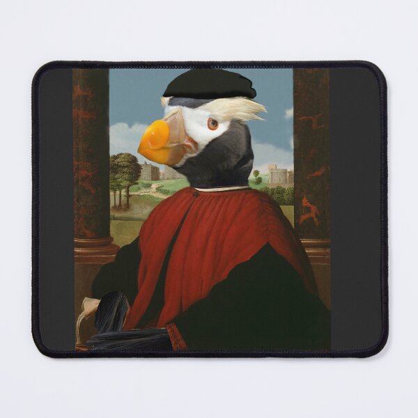 Item preview, Birders Rule - Tufted Puffin in Red designed and sold by TheCurators.