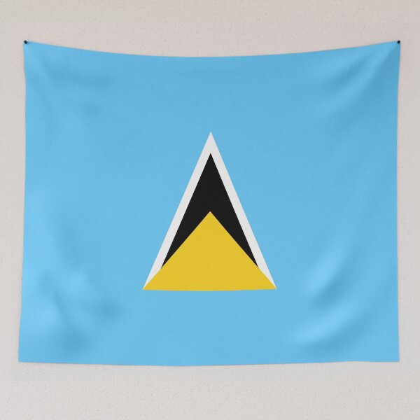 Item preview, SAINT LUCIA Flag Gifts, Masks, Stickers & Products (GF) designed and sold by mpodger.