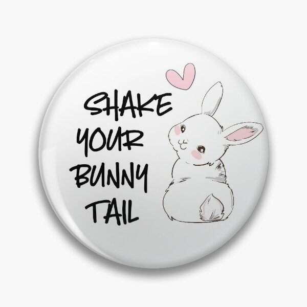 Item preview, Shake your bunny tail - Kawaii white Bunny with Long Ears designed and sold by MagicStrawberry.