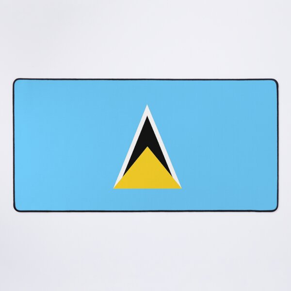 Item preview, SAINT LUCIA Flag Gifts, Masks, Stickers & Products (GF) designed and sold by mpodger.