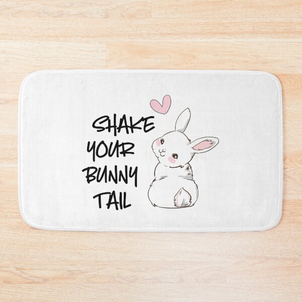 Item preview, Shake your bunny tail - Kawaii white Bunny with Long Ears designed and sold by MagicStrawberry.
