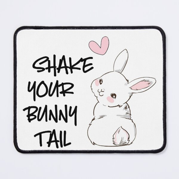 Item preview, Shake your bunny tail - Kawaii white Bunny with Long Ears designed and sold by MagicStrawberry.
