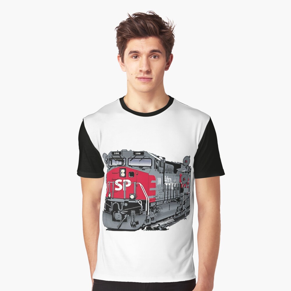 Daylight Sales Southern Pacific AC4400 Authentic Railroad T-Shirt [20002c]  (Adult, Medium)