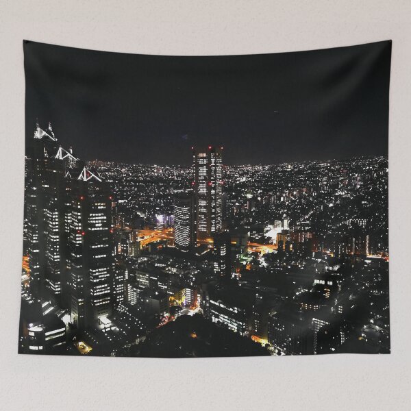 Item preview, Tokyo Skyline at Night Photograph designed and sold by arientss.