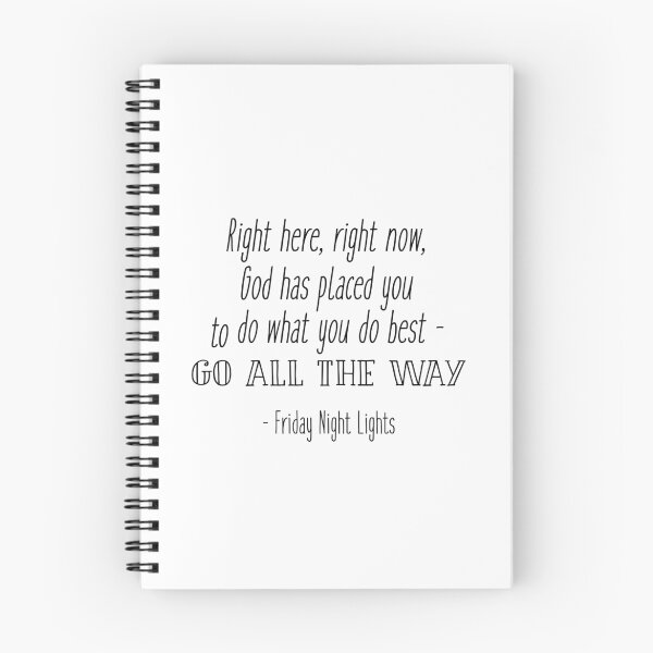 Item preview, Friday Night Lights - Right here, right now designed and sold by doodle189.