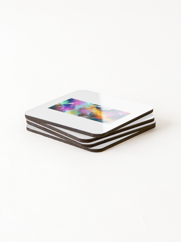 Thumbnail 4 of 5, Coasters (Set of 4), Abstract pattern 3 designed and sold by Rene-Martin.