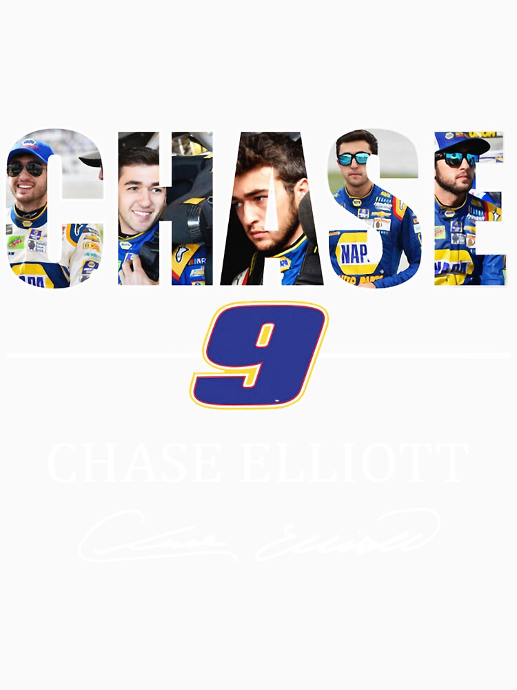 Discover Chase 9 Chase Elliott Signature Essential T-Shirt