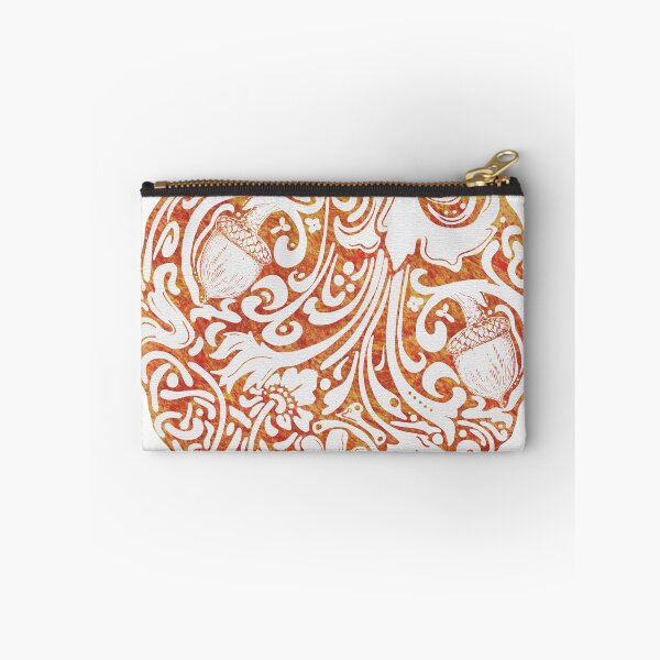 Item preview, Autumn Leaves and Acorn Motif in Orange designed and sold by Sheri42.