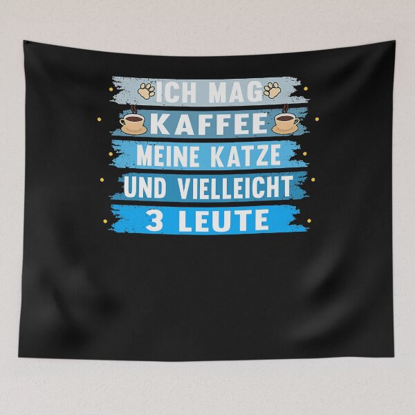 Item preview, Ich mag Kaffee meine Katze Funny Saying Pet Gift . designed and sold by NiebelAlizeah.