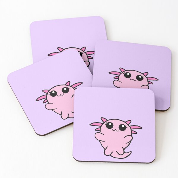 Item preview, Cute Axolotl Kawaii Chibi designed and sold by NerdyChibi.