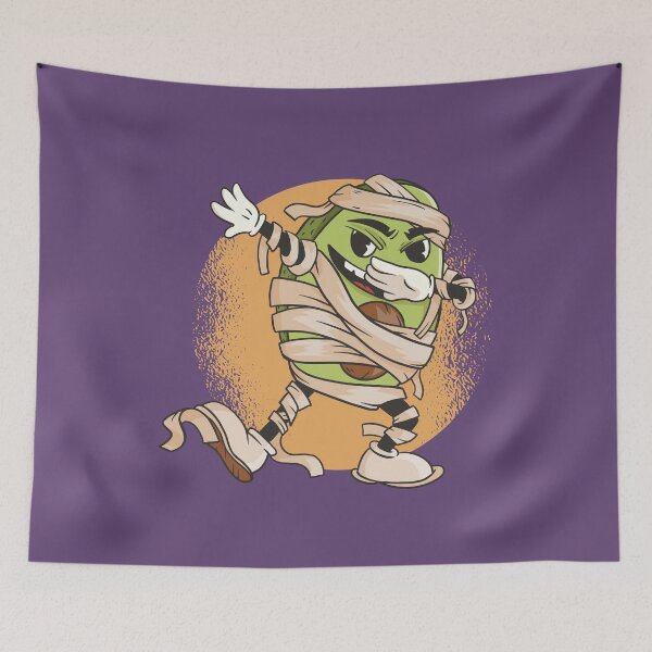 Item preview, Funny Halloween Dabbing Avocado Scary Mummy Monster Design designed and sold by modernfamgear.