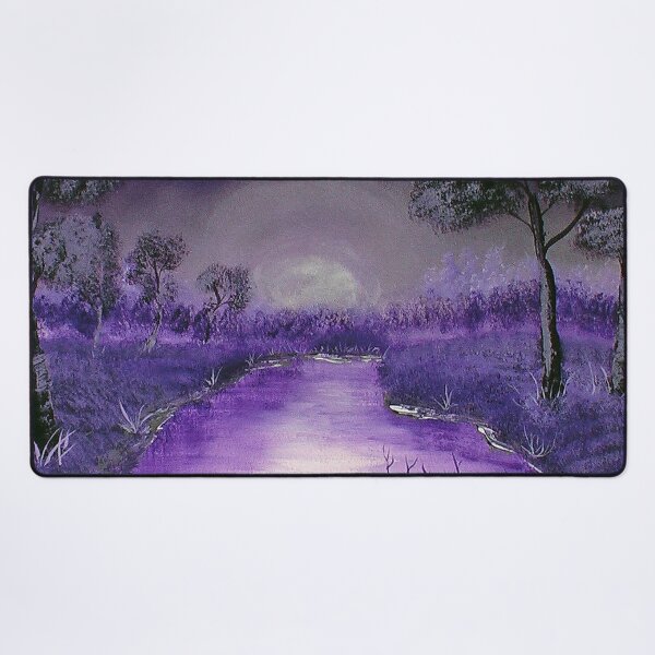 Item preview, The Mauve River painting, countryside landscape designed and sold by Astralia.