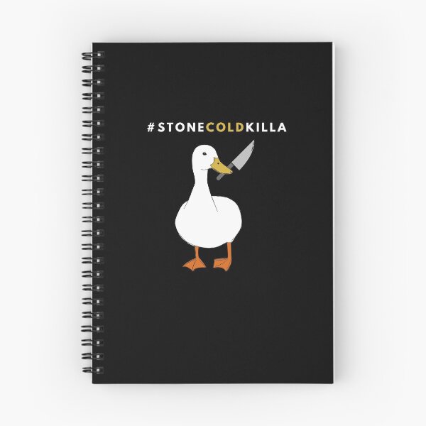 Item preview, Duck with Knife - Stone cold Killa - Funny Duck Quotes designed and sold by CircaModern.