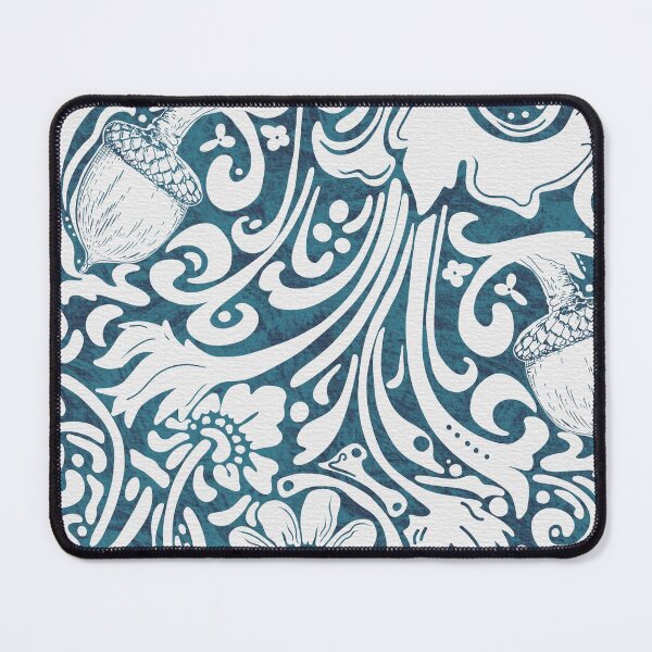 Item preview, Autumn Leaves and Acorn Motif in Blue designed and sold by Sheri42.
