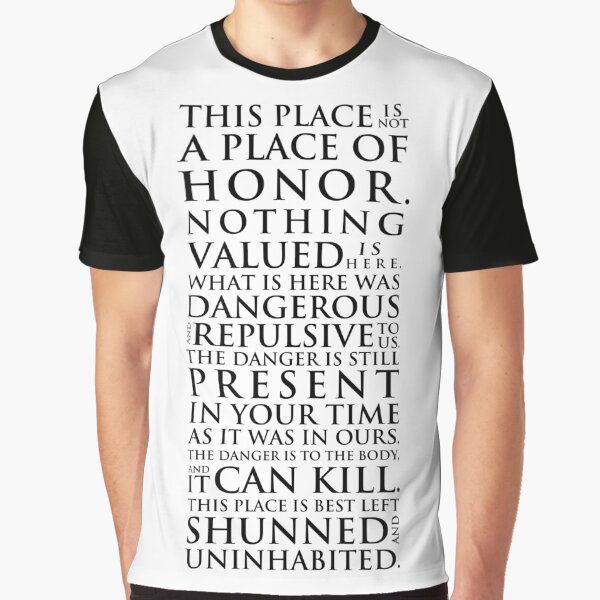 Item preview, This Is Not A Place of Honor designed and sold by sudo999.