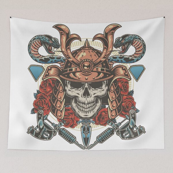 Item preview, Skeleton Samurai snake eye dungeons demon undeath  designed and sold by Ckh1985.