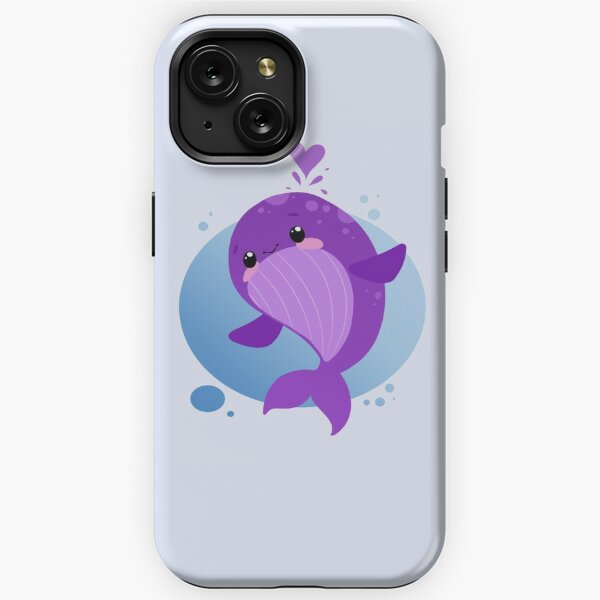 Funda transparente para iPhone 11, diseño de ballena del mundo del mar  azul, hipocampo, delfín, divertido animal del océano, simple, a la moda,  suave