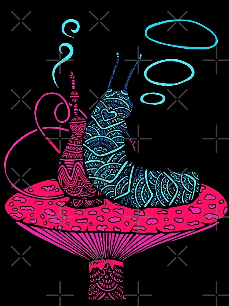 "Hookah Smoking Caterpillar V.6.0" Poster for Sale by ogfx Redbubble