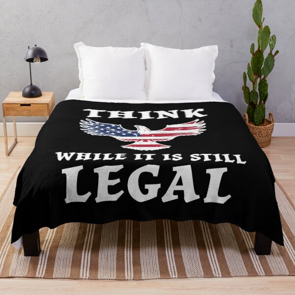 Item preview, Patriotic Eagle Flag Think Legal designed and sold by RoguePixel.