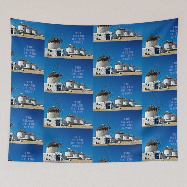 Item preview, Mykonos, Greece - Iconic Windmills & Mykonos' Nickname designed and sold by leemcnut.