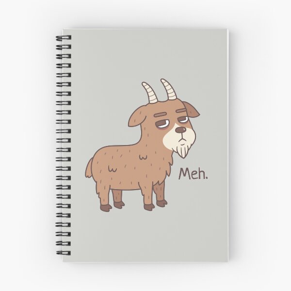 Item preview, Goat Meh Funny Doodle designed and sold by rustydoodle.
