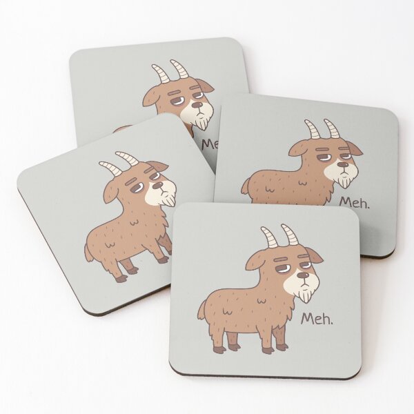 Item preview, Goat Meh Funny Doodle designed and sold by rustydoodle.