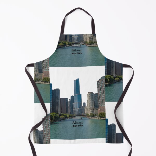 Artikelvorschau, Chicago, Illinois, USA - Skyline von Chicago & Chicago River entworfen und verkauft von leemcnut.