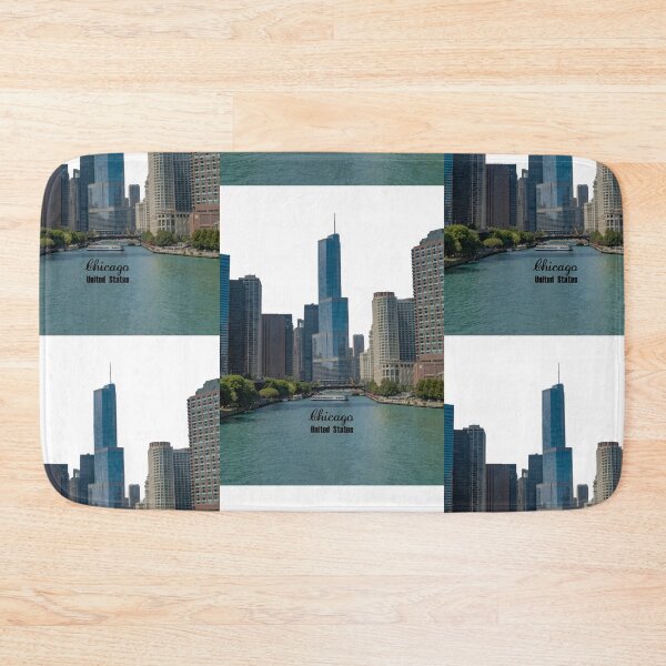 Item preview, Chicago, Illinois, US - Chicago Skyline & Chicago River   designed and sold by leemcnut.
