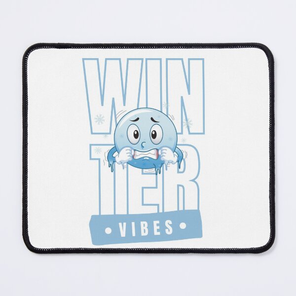 Item preview, Winter Vibes (White & Blue) designed and sold by Darkened Ridge Designs.