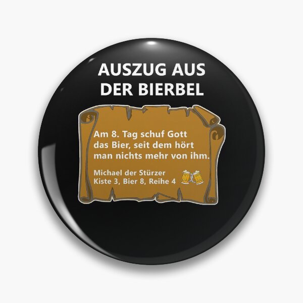 Artikelvorschau, Bier Spruch Auszug Bierbel Michael Stürzer Geschenk Männer . entworfen und verkauft von NiebelAlizeah.