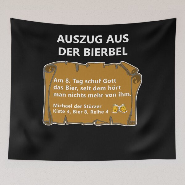 Artikelvorschau, Bier Spruch Auszug Bierbel Michael Stürzer Geschenk Männer . entworfen und verkauft von NiebelAlizeah.