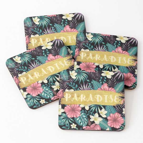 Item preview, Black Hibiscus Paradise  designed and sold by Erie-Cole.