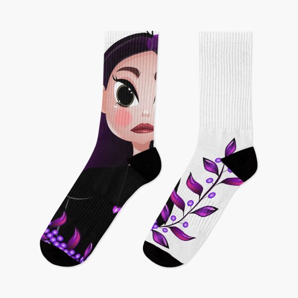 Item preview, Purple Cartoon Girl designed and sold by Cheni-Yathri.