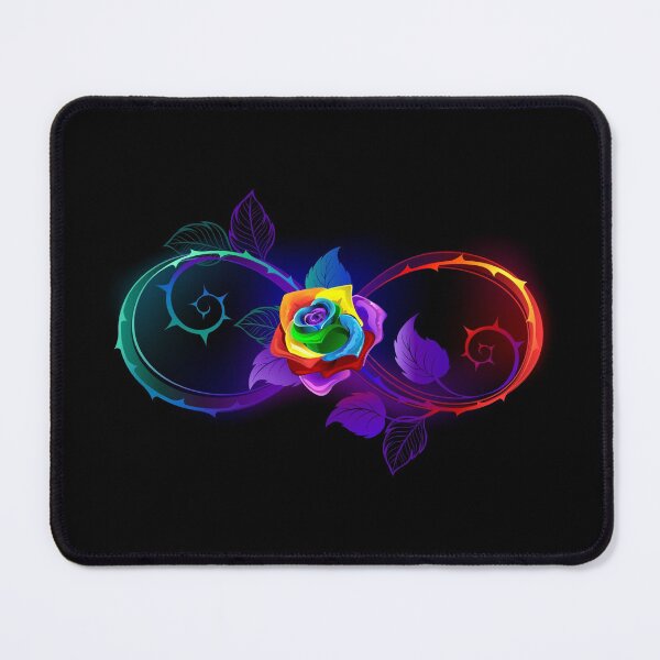Item preview, Bright Infinity with Rainbow Rose designed and sold by Blackmoon9.
