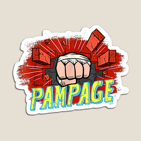 San Antonio Rampage T Bone Mascot Magnet