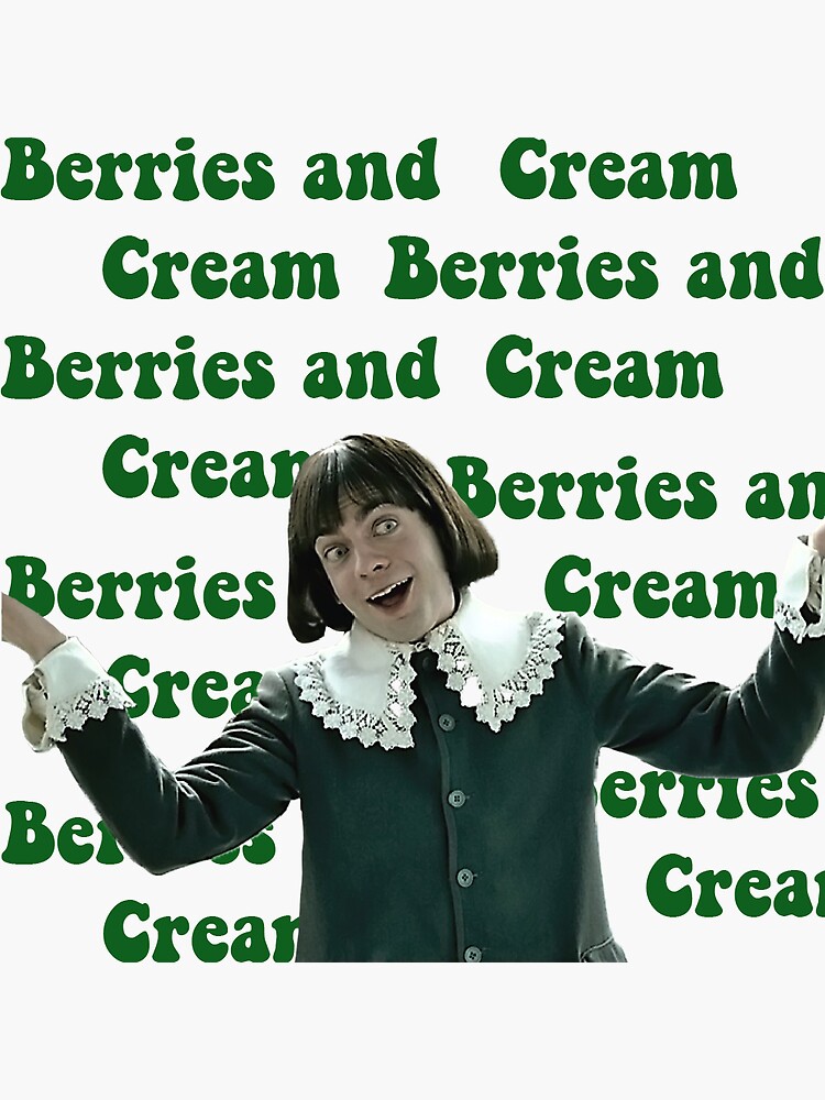 "berries and cream, little lad dance Sticker/design" Sticker by