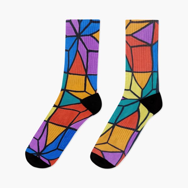 Item preview, Rainbow Stained Glass Geometry designed and sold by TheWolfofStPete.