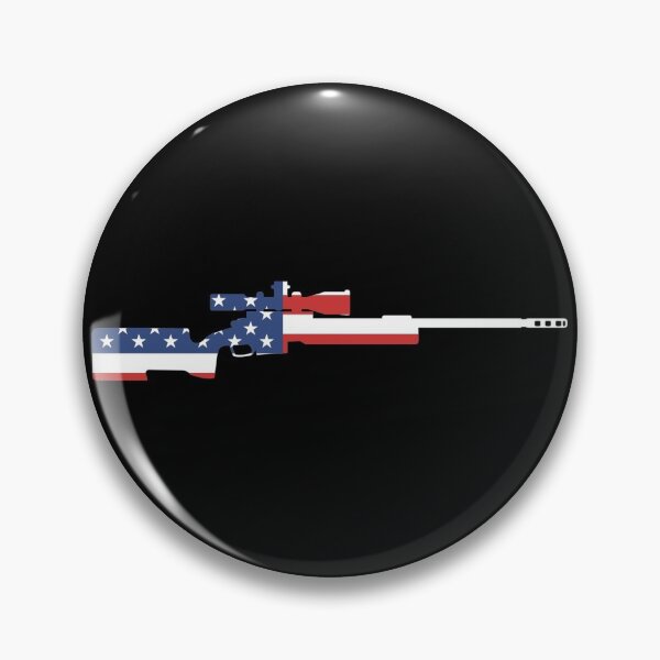 Item preview, American Flag Sniper Rifle 2nd Amendment Patriotic Sniper Gear designed and sold by DynamicDesign.