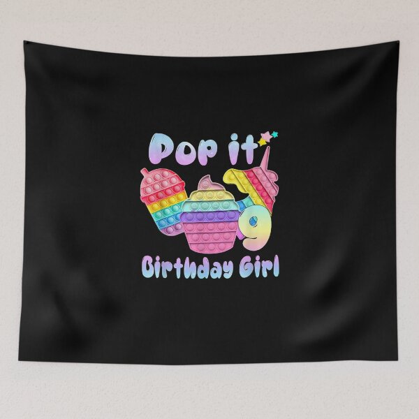 Item preview, Birthday Girl Pop It 9 designed and sold by KajaSzulc.