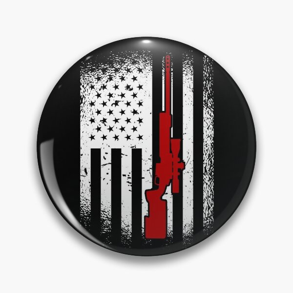 Item preview, American Flag Sniper Rifle 2nd Amendment Patriotic Sniper Gear designed and sold by DynamicDesign.