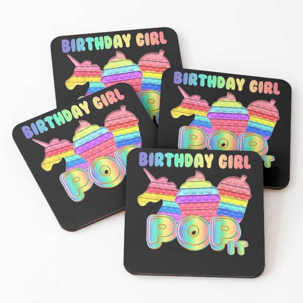 Item preview, Birthday girl pop it unicorn girl pop it birthday gift designed and sold by KajaSzulc.