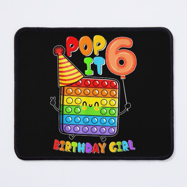 Item preview, Colorful Gameboard 6th Fidget Pop It Birthday Girl Party designed and sold by KajaSzulc.