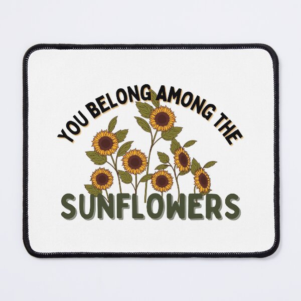 Item preview, You Belong Among the Sunflowers | Wildflower Illustration Gift for Her designed and sold by MiaDelelai.