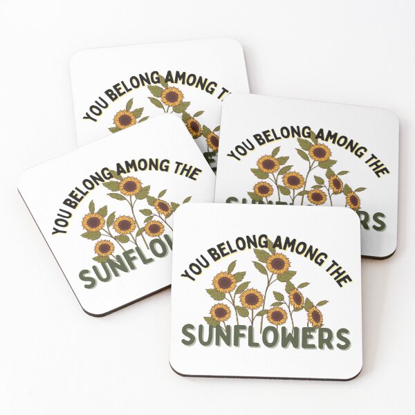 Item preview, You Belong Among the Sunflowers | Wildflower Illustration Gift for Her designed and sold by MiaDelelai.