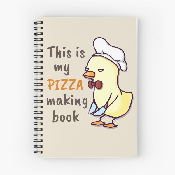 Item preview, This Is My Pizza Making Custom Item Word - Kawaii Duck With a Knife designed and sold by ViewerEqualsPhoton.