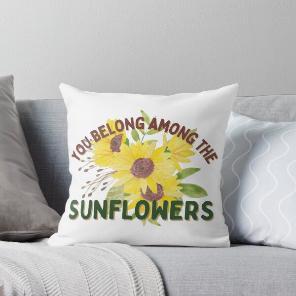 Item preview, You Belong Among the Sunflowers | Watercolor Wildflower Gift for Her designed and sold by MiaDelelai.