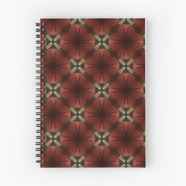 Item preview, Red and black repeating geometric pattern designed and sold by RoguePixel.