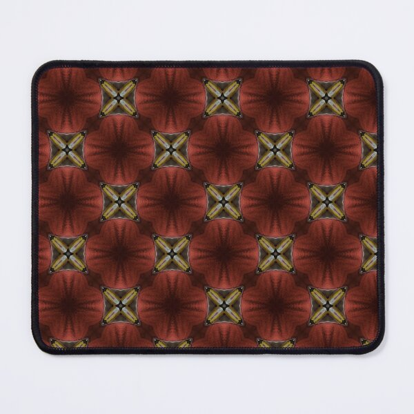 Item preview, Red and black repeating geometric pattern designed and sold by RoguePixel.